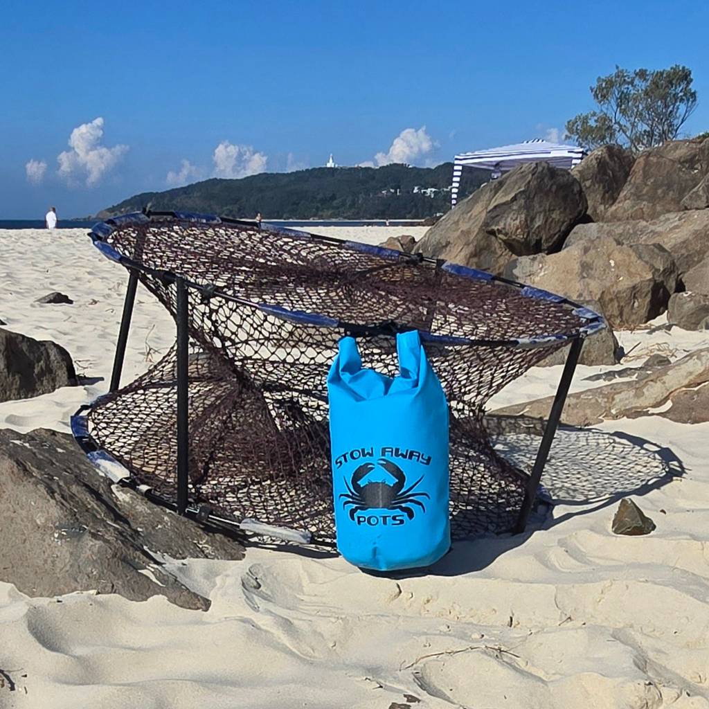 StowAway Collapsible Crab Pot Kit - Blue Bag