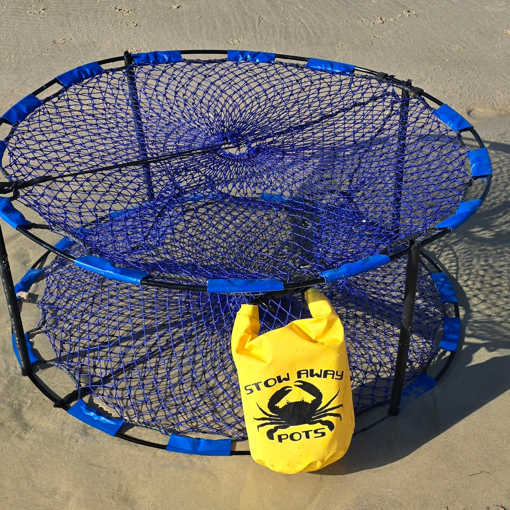 StowAway Collapsible Crab Pot Kit - Yellow Bag